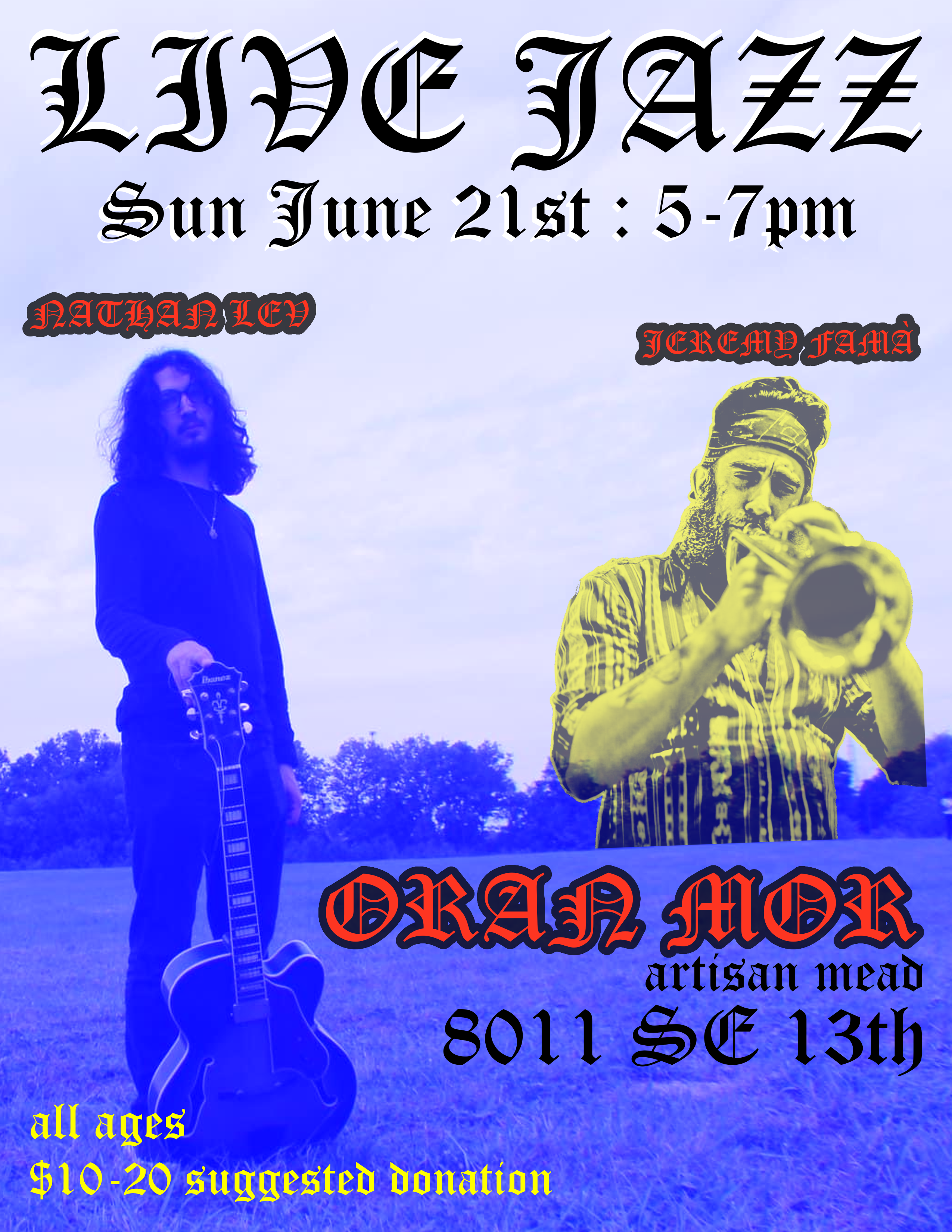 Nathan Lev & Jeremy Famà event artwork