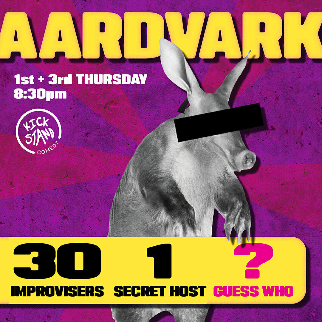 Aardvark Improv event artwork