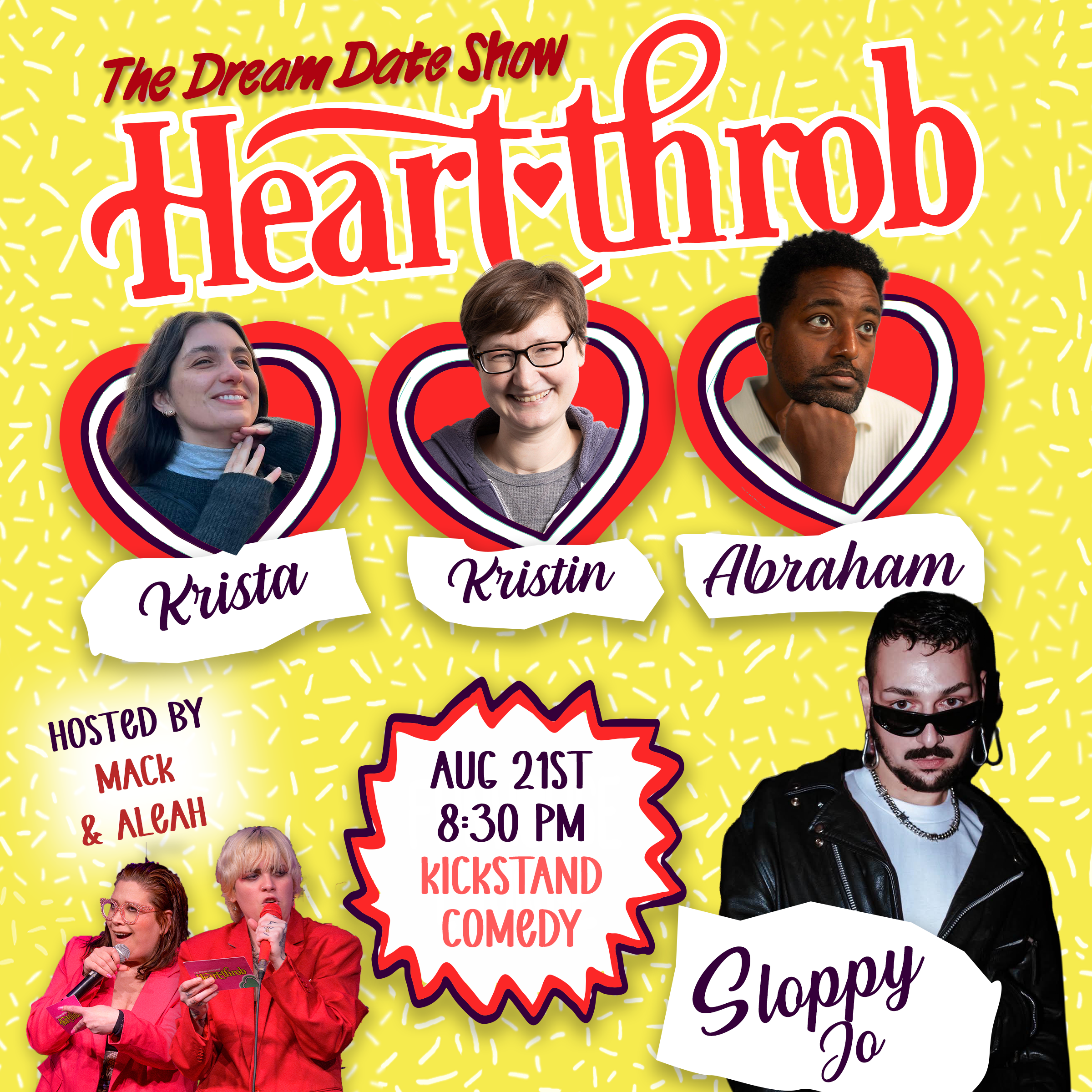 Heart Throb: The Dream Date Show event artwork