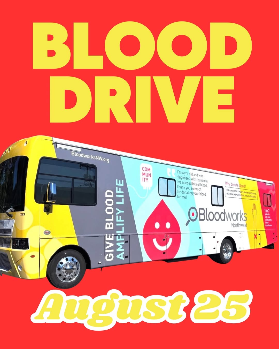 Blood Drive event artwork
