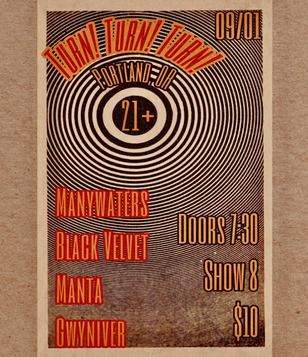 Manywaters, Black Velvet, Manta, Gwyniver