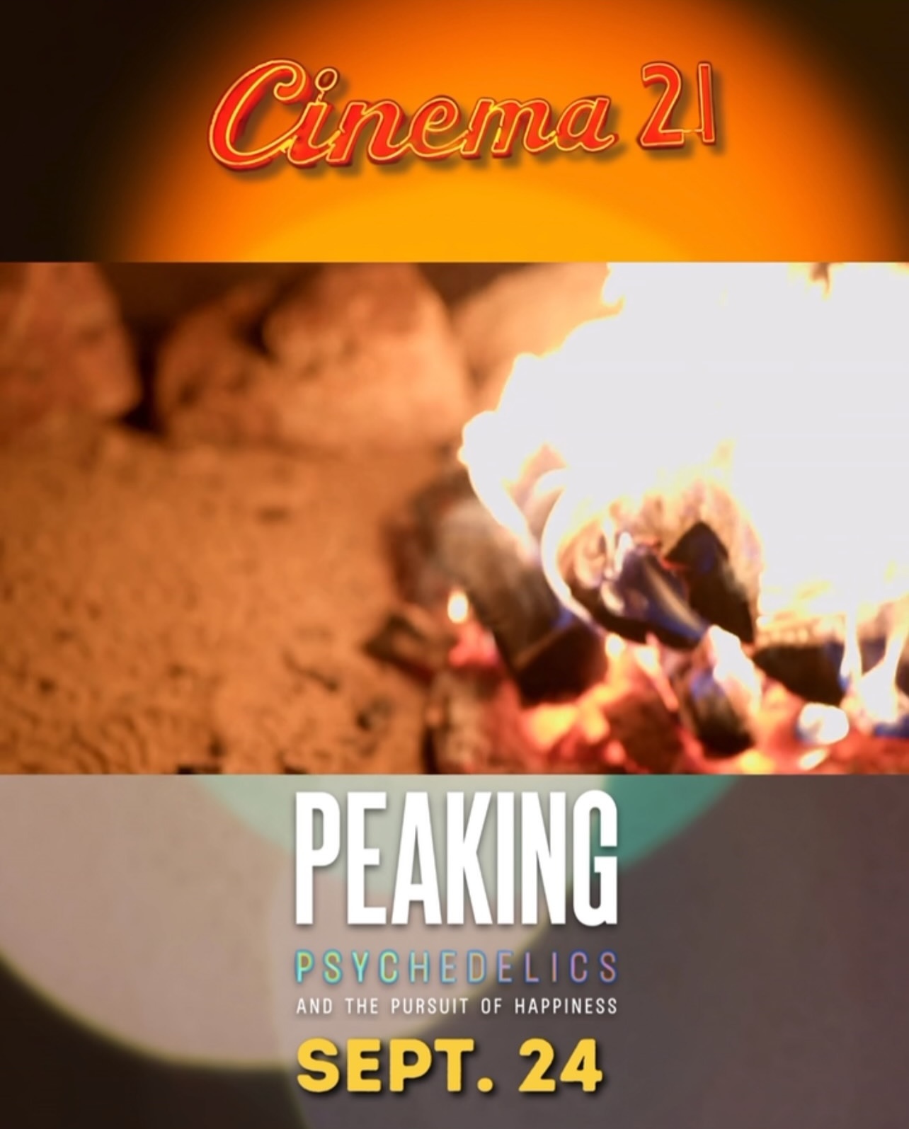 Portland Premiere of Peaking: Psychedelics and the Pursuit of Happiness event artwork