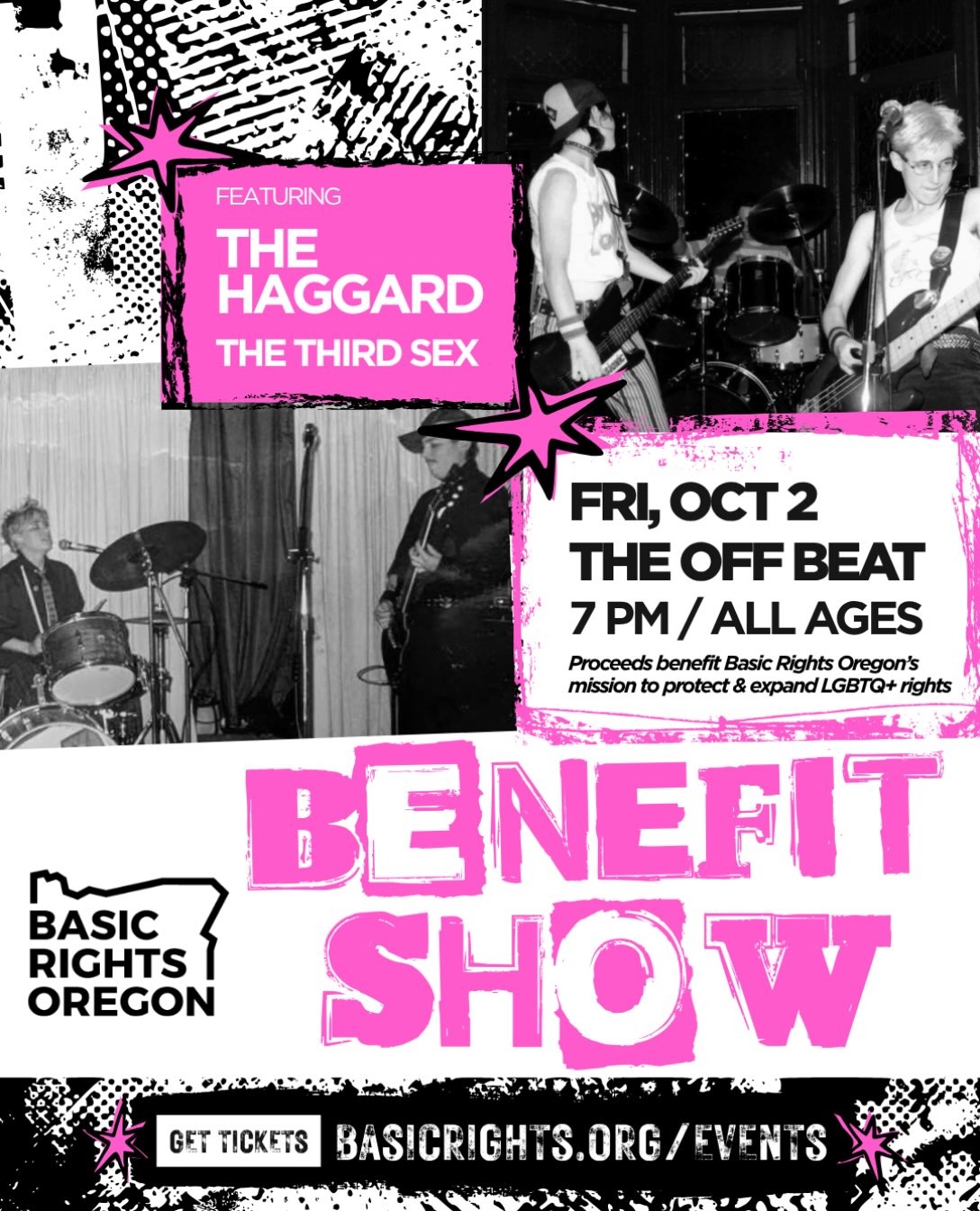 Benefit Show: Basic Rights Oregon event artwork