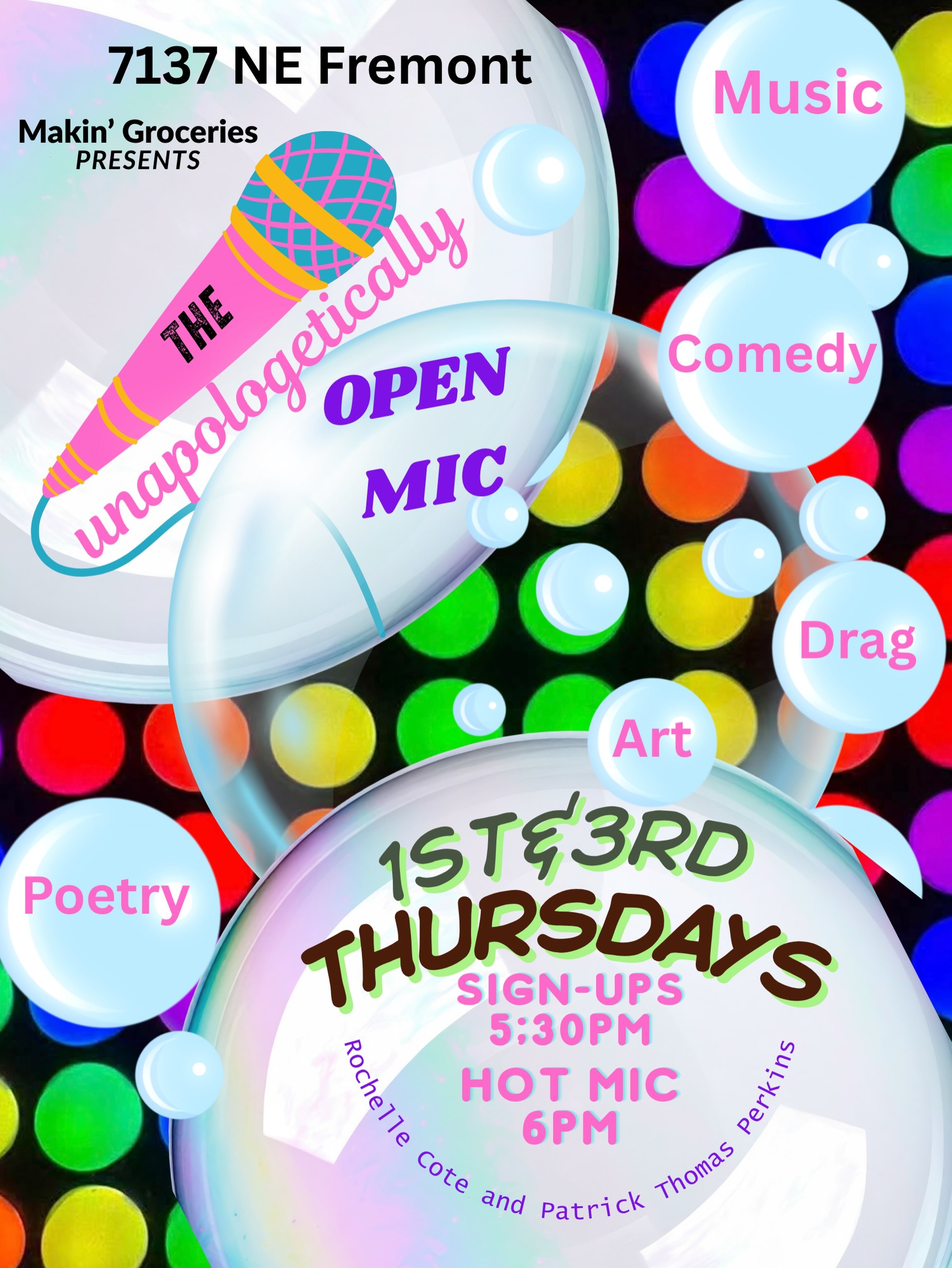 The Unapologetically Open Mic event artwork