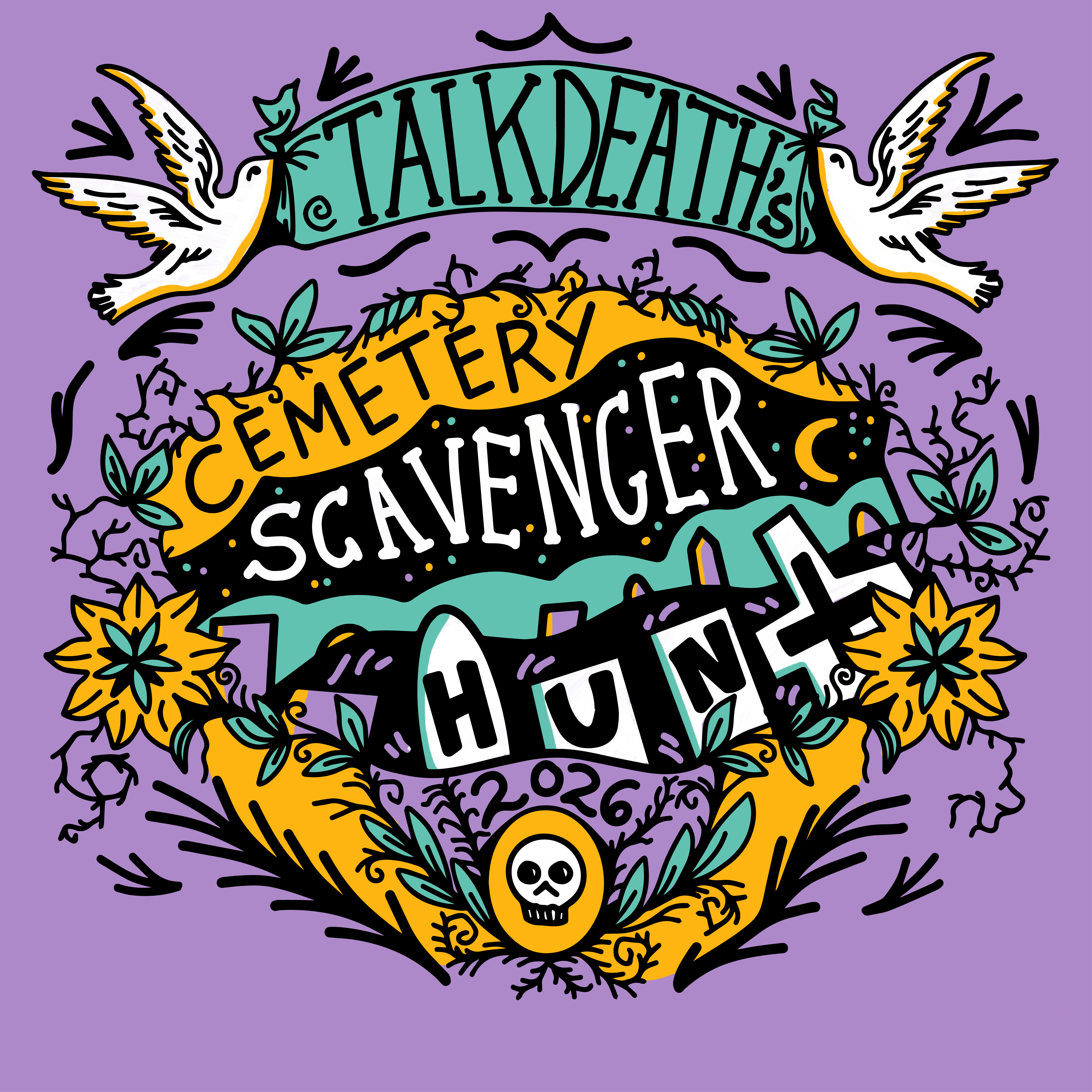 Cemetery Scavenger Hunt by TalkDeath event artwork