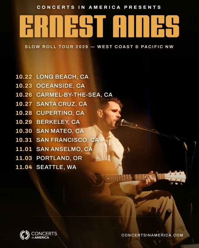 Ernest Aines event artwork