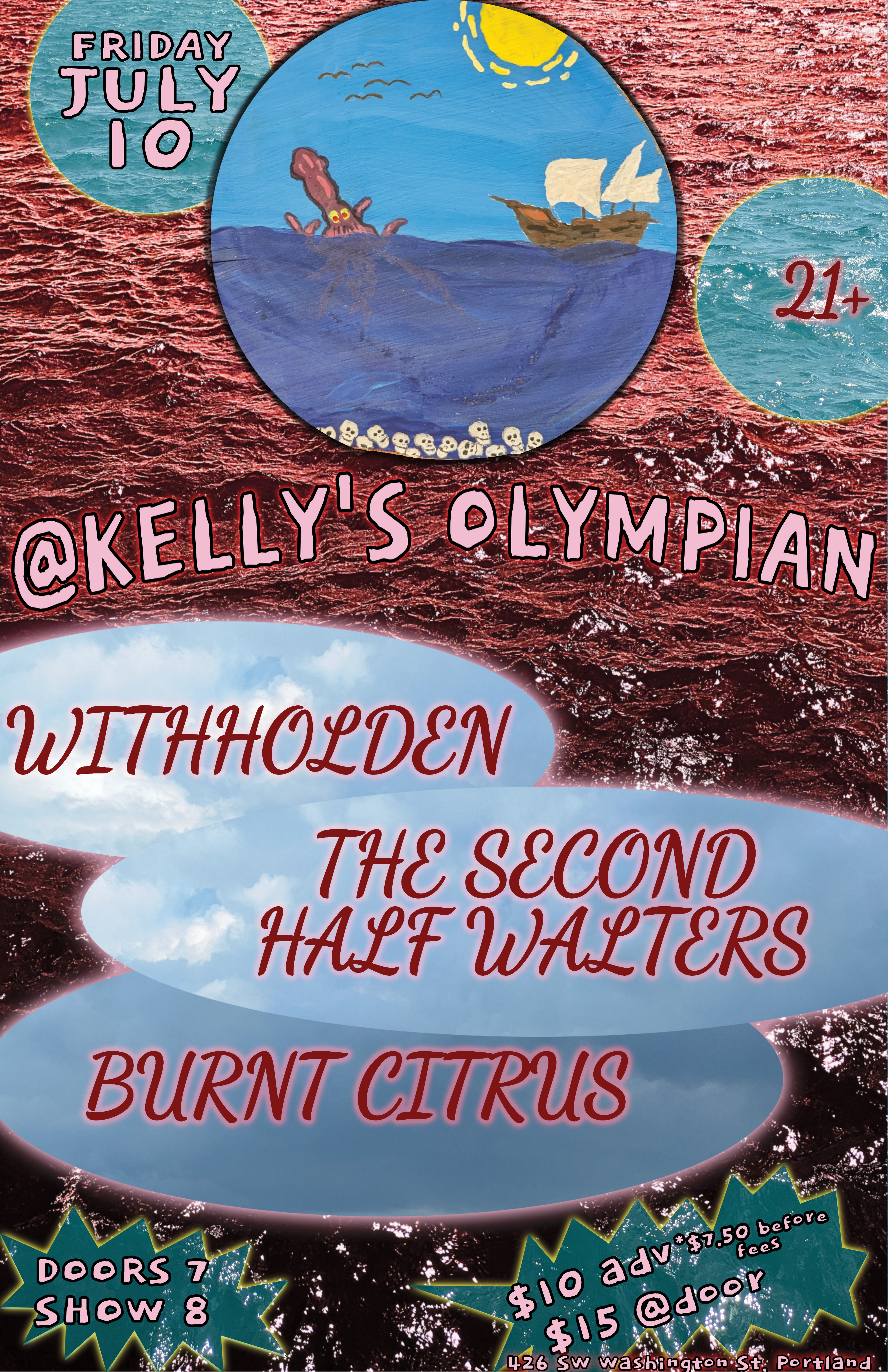 The Second Half Walters, Withholden, & Burnt Citrus event artwork
