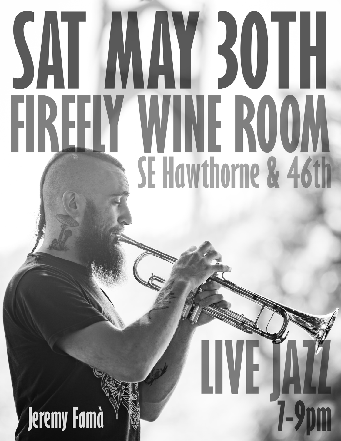 Jeremy Famà – Live Jazz event artwork